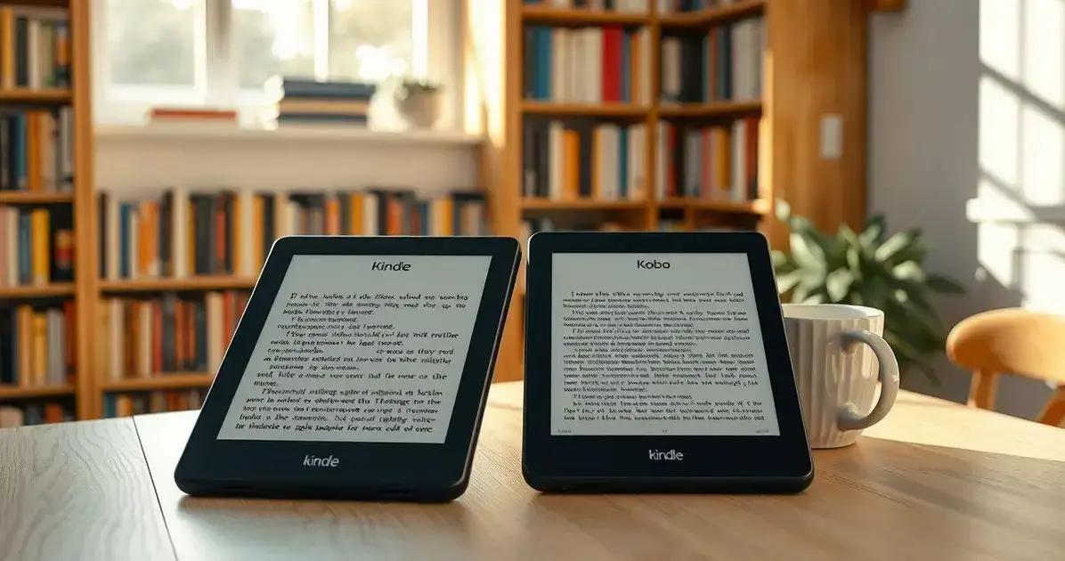 Kindle ou Kobo Qual o Melhor Leitor de Livro Digital